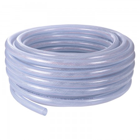 BRAIDED PVC CLEAR HOSE - 2" - 75 PSI (PER FOOT)