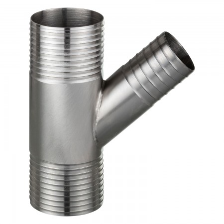 "Y" SS FITTING - 1 1/2'' X 3/4'' (INS X INS)