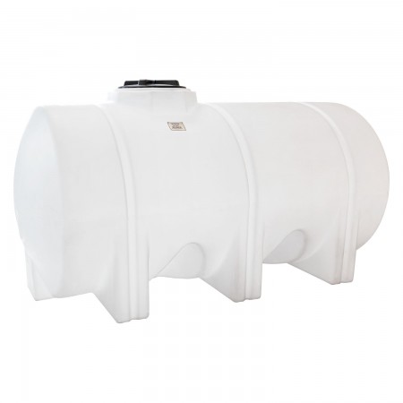 RESERV. PLASTIQUE HORIZ - 603 GAL (725 GAL.US) - 49" DIA X 54" H X 101 LG X 16" OUV. X 2"DRAIN-BLANC