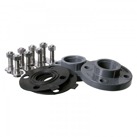 KIT FLANGES 2 1/2" 150LBS ANSI - THREADED (2) + SEALS (2) + STAINLESS STEEL HARDWARE