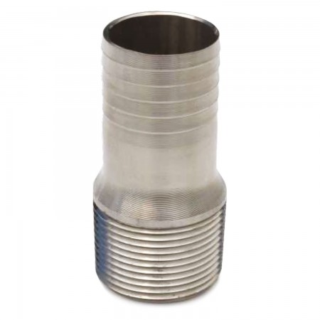 THREADED ADAPTER SS - 1 1/4" X 1" (MNPT X INS)