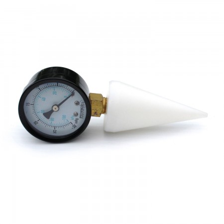 CONE 1/4" FNPT AND VACCUUM GAUGE KIT FOR 1 1/2"