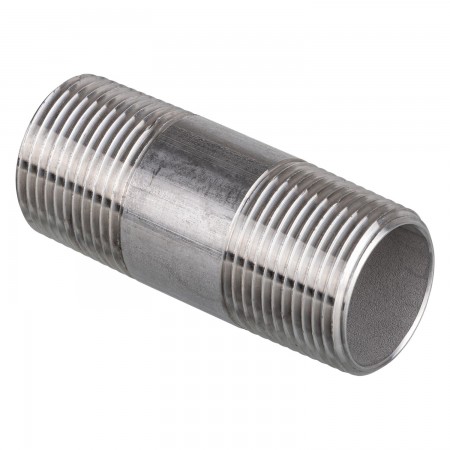 NIPPLE SCHEDULE 40 MALE THREADED SS 316 - 1 1/4" X 3" (MNPT X MNPT)