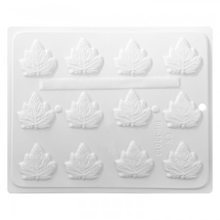 MOULE À BONBON DUR - FEUILLE D'ÉRABLE - 12 CAVITÉS
