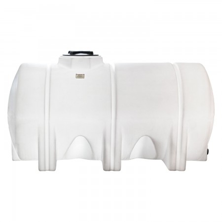 RESERV. PLASTIQUE HORIZ - 603 GAL (725 GAL.US) - 49" DIA X 54" H X 101 LG X 16" OUV. X 2"DRAIN-BLANC