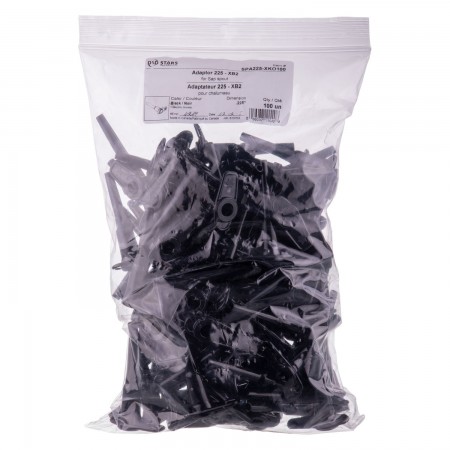 ADAPTOR 225 XB2 - BLACK OPAQUE (100UN/PK)